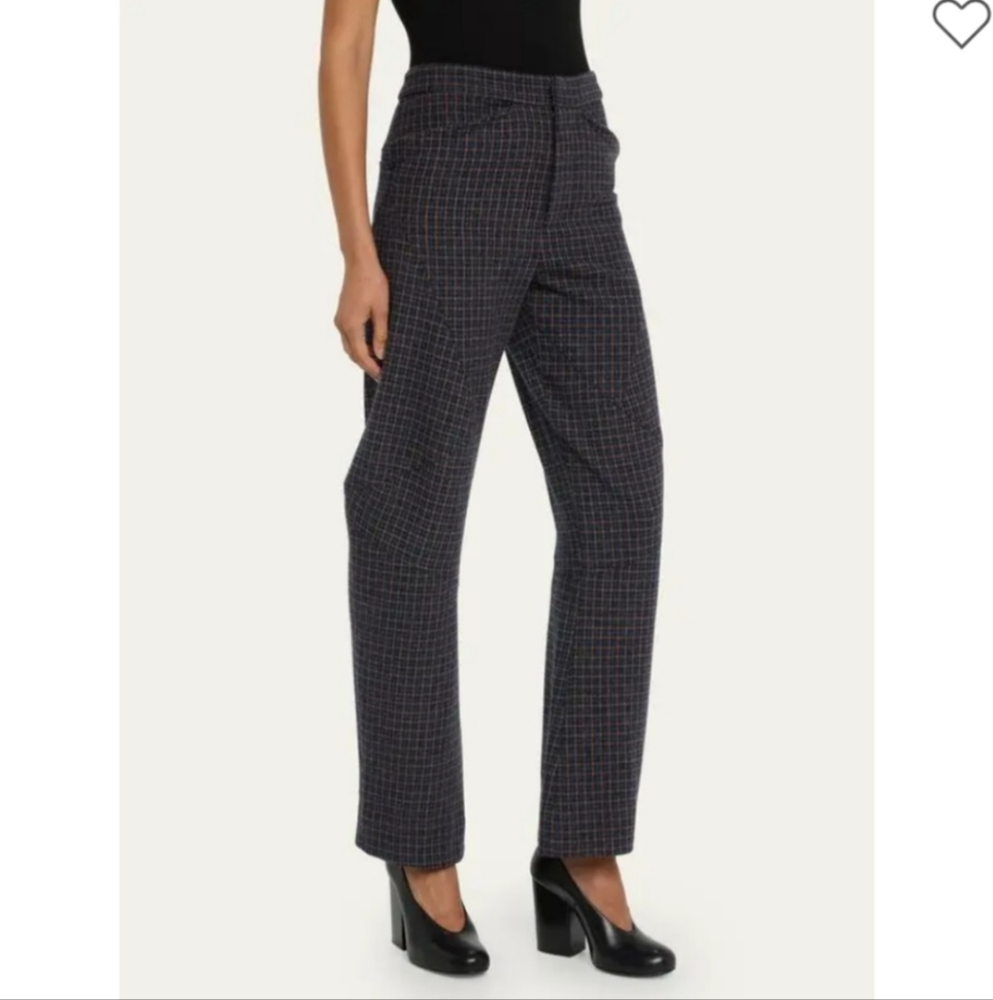 Ssense PUPPETS AND PUPPETS Elliot check trousers 4 small NWT